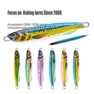 Buena Calidad 30g <span class=keywords><strong>DUO</strong></span> 3D impresión Metal Jig hundimiento rápido señuelo fundición Jigging plomo pescado mar pesca luminoso Jigs cebo duro - Product Image 5