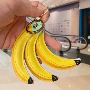 Llavero de Piel Sintética con Diseño Personalizado de Fruta Simulada, Ecológico y Duradero, con Impresión Digital - Product Image 3