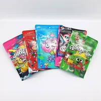 Sac en Mylar haute résistance 3,5g Boyoz avec motif découpé pour thé, biscuits, bonbons, blagues, usage industriel