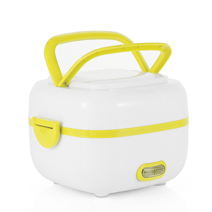 Cute Korea Style Food Heater Stainless Steel Food Storage Containers LunchBox Electric With Lids