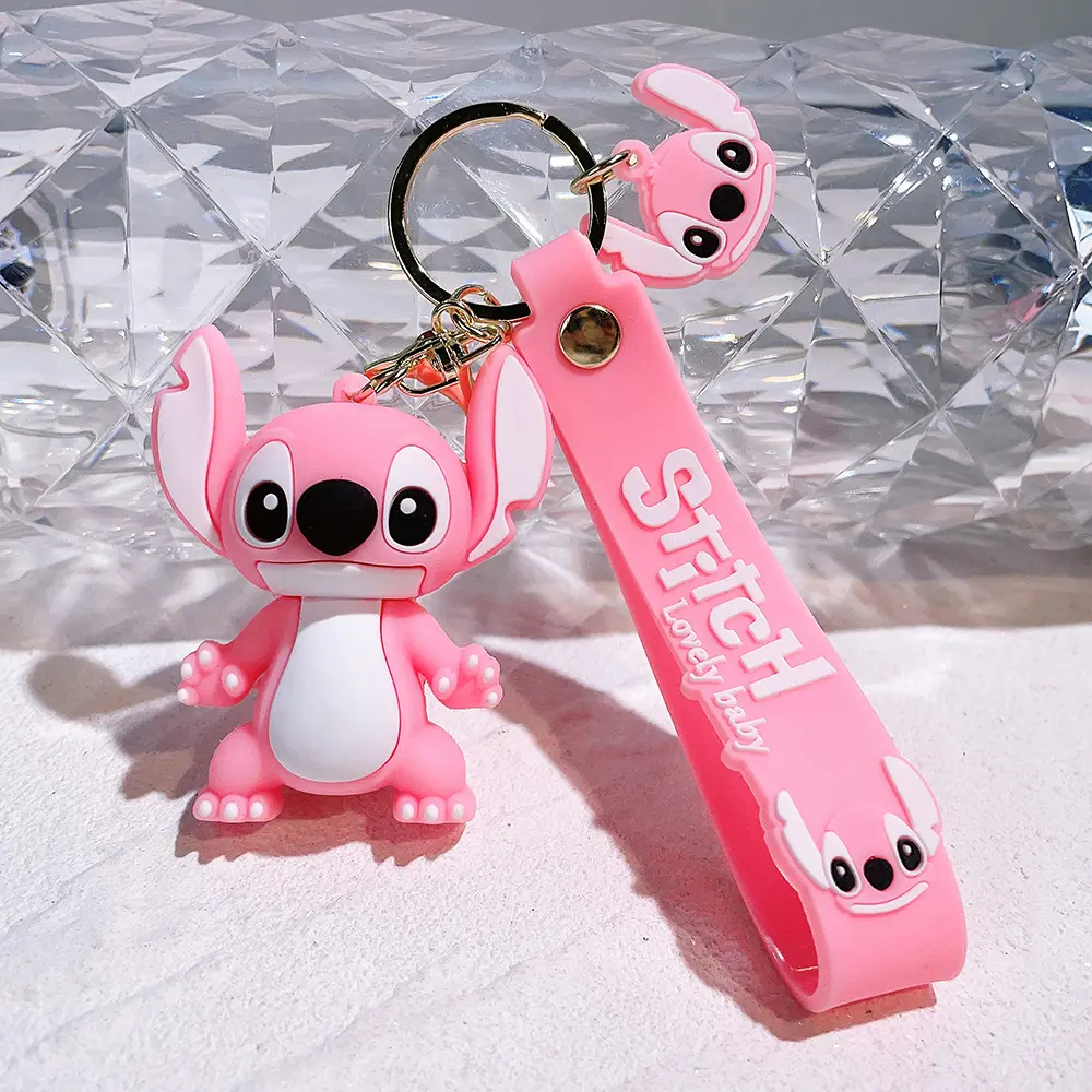 Nouveau créatif dessin animé point porte-clés mignon Anime voiture porte-clés porte-clés sac à main accessoires pendentif cadeau de noël