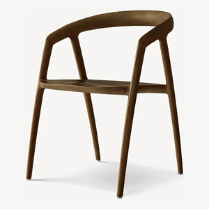 Sillón de Comedor de Madera de Roble Estilo Nórdico Luka de Gran Venta para Sala de Comedor - Product Image 6