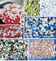 Jeu de Mahjong américain en acrylique blanc personnalisé, tuiles de Mahjong gravées avec logo, fabricant OEM ODM