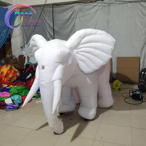 고품질 흰색 풍선 동물 의상 장식 풍선 코끼리 의상 - Product Image 3