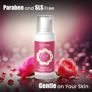 Ingredienti naturali schiuma femminile Gel di lavaggio acido borico cura intima femminile pulizia vaginale bagno Yoni 120ml - Product Image 4