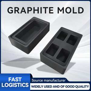 قالب صب مخصص عالي القوة قالب الجرافيت سبيكة معدنية ثمينة قالب الصب مع مقبض - Product Image 3