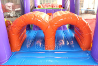 Parcours d'obstacles commercial extérieur, château gonflable, toboggan, combo de jeux gonflables, aire de jeux gonflable, parcours d'obstacles gonflable
