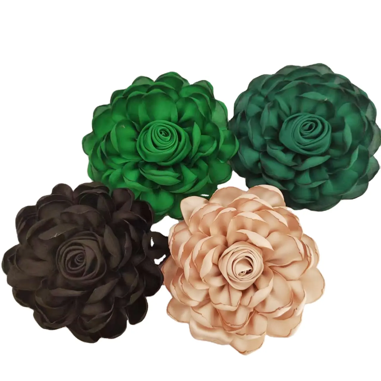 10 см горячая Распродажа красивый дизайн 3d тканевые цветы, большие атласные цветы для повязок на голову, красивый цветок для украшения