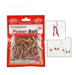 TOPIND 10g Vermes rouges en PVC, <span class=keywords><strong>vers</strong></span> <span class=keywords><strong>de</strong></span> sable secs, mille-pattes <span class=keywords><strong>de</strong></span> mer, appât vivant, technique <span class=keywords><strong>de</strong></span> pêche au fond, 15g, vente en gros transfrontalière <span class=keywords><strong>pour</strong></span> <span class=keywords><strong>la</strong></span> carpe et <span class=keywords><strong>la</strong></span> pêche en mer - Product Image 1