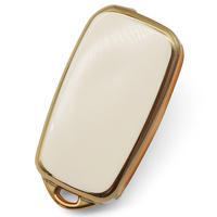 Coque de protection souple en TPU pour clé de voiture à 3 boutons avec porte-clés, accessoires pour télécommande automobile – Vente en gros