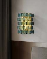 Lampe murale décorative pour salon moderne, applique vintage en verre de Murano