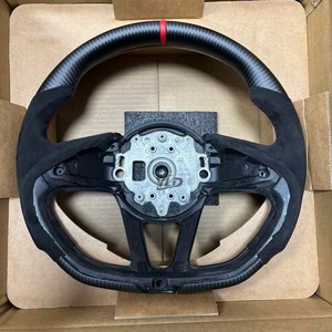 <span class=keywords><strong>Volante</strong></span> de Fibra de Carbono YLD para Mclaren 720 720S, Cuero Alcántara, Detalles en Carbono, Palanca de Cambios, LED RPM, Manubrio - Product Image 1