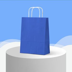 Bolsas de Papel Kraft Marrón con Logotipo Personalizado, Venta al por Mayor, Biodegradables, Ecológicas, con Grabado, para Supermercados y Entrega de Alimentos - Product Image 6