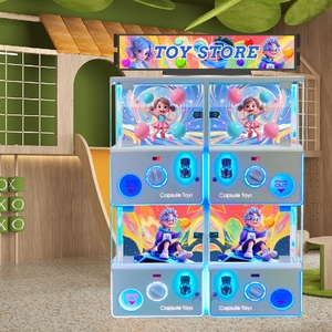 Venta al por mayor del fabricante <span class=keywords><strong>de</strong></span> equipos <span class=keywords><strong>de</strong></span> juego para niños, máquina <span class=keywords><strong>de</strong></span> muñecas giratorias, máquina <span class=keywords><strong>de</strong></span> cápsulas, <span class=keywords><strong>de</strong></span> doble capa - Product Image 1