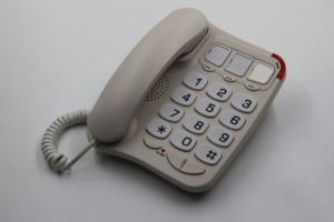 Venta al por mayor de teléfono de botón grande ancianos teléfono con cable con botones Braille - Product Image 4