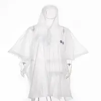 Manteau de pluie EVA imperméable Poncho de pluie réutilisable unisexe hommes femmes longue Cape de pluie transparente