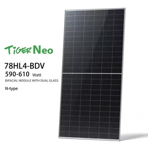 แผงโซลาร์เซลล์แบบโมโนคริสตัลไลน์ 590w 595w 600w 605w 610w ราคาขายส่ง แผงโซลาร์เซลล์สำหรับบ้านทั้งหลัง JKM590-610N-78HL4-BDV - Product Image 4