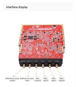 Tarjeta hija ALINX FH9000 FMC HPC AD9009 RF de 14 bits y 16 bits, módulo de adquisición de radiofrecuencia de alta velocidad 5G - Product Image 1