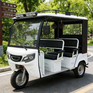 Rickshaw motorisé à trois roues à essence de 60 km/h avec une capacité de charge élevée et une capacité de <span class=keywords><strong>5</strong></span> passagers - Product Image 1