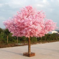 Árbol de Flores de Cerezo Sakura Artificial de Tamaño Real para Bricolaje, de Fabricante Profesional para Decoración del Hogar en Bodas y Navidad