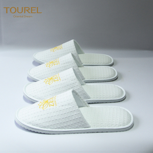 <span class=keywords><strong>Blanco</strong></span> grande de baño de <span class=keywords><strong>Hotel</strong></span> hombres Spa Anti-slip de baño cuerda zapatillas - Product Image 2