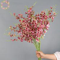 Hochwertige Künstliche Orchideen mit Langem Stiel, Realistische Touch-Blumen für Zuhause, Hotel und Weihnachten
