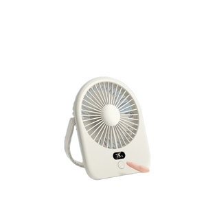Ventilateur de bureau rechargeable USB AR13 Mini, ultra-fin, 1200 mAh, trois vitesses, vent puissant, silencieux et portable - Product Image 1