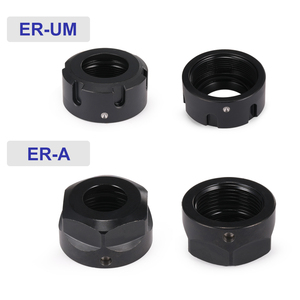 HOZLY CNC Collet Nut ER8/11/16/20/25 GER MS Nut Acero inoxidable CNC No Windage Dynamic Balance Nut CNC Parts - Product Image 1