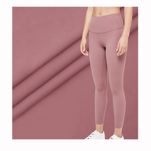 Nhanh Khô 78% Polyester 22% Spandex Stretch Đàn Hồi Interlock Vải Cho Yoga Legging Quần - Product Image 2