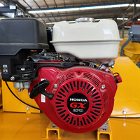 Kostenloser Versand EURO 5 EPA CE 1 Tonne Mini-Straßenwalze Doppeltrommel-Vibrationswalze Hydraulisch für Asphaltbau Fabrik OEM