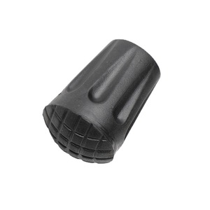 Protecteur de pointe de bâton de randonnée 11 mm, manchon en maille noire, patin antidérapant en aluminium pour bâtons de trekking - Product Image 5