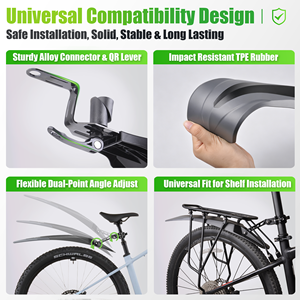 RBRL Bestseller Fahrradzubehör OEM ODM MTB Schnellspanner-Schutzblech für 29-Zoll-Fahrrad 2,8-Zoll-Reifen - Product Image 5