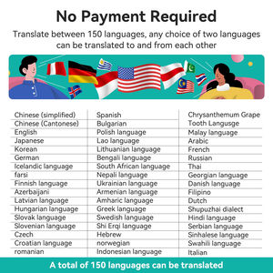 Audífonos Inteligentes Jumon V18 con Traducción Bidireccional por IA, 200 Idiomas, Cancelación de Ruido, Traductor Digital TWS, Auriculares HIFI LED - Product Image 2