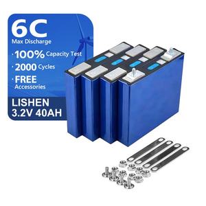 Lishen 40Ah <span class=keywords><strong>3.2</strong></span> V 6C 240แอมป์การคายประจุ<span class=keywords><strong>3.2</strong></span>โวลต์เซลล์แบตเตอรี่ลิเธียมเหล็กฟอสเฟต Lifepo4 15Ah แบตเตอรี่35Ah 20Ah - Product Image 1