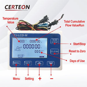 Sensore di flusso LCD ZJ-LCD-<span class=keywords><strong>M</strong></span> in ottone 1/2" per riempimento e dosaggio Misuratore di flusso d'acqua - Product Image 2