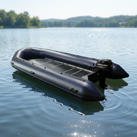 YUNFAN gros bateau de pêche gonflable en caoutchouc Canot 2m 3m 4m Pvc Alr plancher de pont avec moteur de mer 590CM