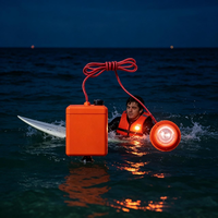 Gilet de sauvetage lumineux LED HYT, imperméable, pour secours maritime d'urgence, avec intensité lumineuse de 0,75 cd et autonomie de 8h