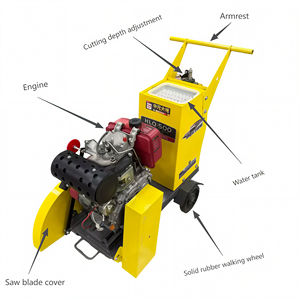 אריחי קרמיקה בעלי כוח גבוהה & חותך קיר אבן וסלע כביש מכונת מכולת שיש מעגל מסור מכונת חיתוך - Product Image 2