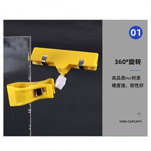 Exhibidor de Plástico Giratorio - Soporte para Carteles Publicitarios con Diseño Rotatorio para Supermercados, Tiendas, Dulces, Industrias - Product Image 5