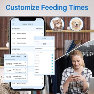 Distributeur automatique intelligent Elecpet 6L Love Solid pour animaux <span class=keywords><strong>de</strong></span> compagnie avec caméra HD 1080P, suivi vidéo connecté et IA interactive - Product Image 5