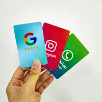 Klik NFC untuk Mengaktifkan Programmabilitas Ulasan Google Kartu Ulasan Google NFC NTAG 213