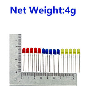 Ooky0113 Okystar Okynewstar 1000 шт. сумка красного цвета 2 контакта 5 мм светоизлучающий светодиодный Диод - Product Image 5