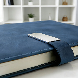 Agendas de Tapa Dura de Venta Directa de Fábrica Personalizadas, Cuaderno con Encuadernación de Cuero PU Exquisito - Product Image 3