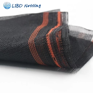 Filet de sécurité en pierre noire et rouge-Filet à débris robuste pour chantiers de construction et de démolition - Product Image 3