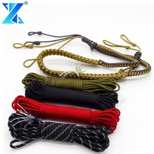 Corde de parachute en nylon personnalisée pour camping Corde de parachute 7 brins 2-8mm tressée 550lb Corde d'emballage - Product Image 6