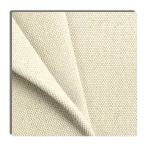 Tela de lona 100% algodón impermeable para tienda, tejido grueso para ropa de trabajo, color blanco, proveedor de China