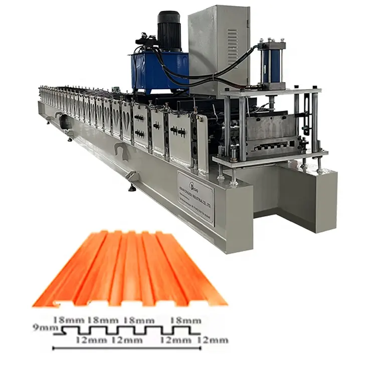 Aluminiumblech farbige Stahlrolle Formiermaschine für Verschlussplatten für Unternehmertücher Hintergrundwand