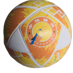 Pallone <span class=keywords><strong>da</strong></span> <span class=keywords><strong>Calcio</strong></span> Promozionale Personalizzato C-TOP in PVC, Misura Ufficiale 5, Cucito a <span class=keywords><strong>Macchina</strong></span> con Colore Personalizzabile per Allenamento Calcistico - Product Image 1