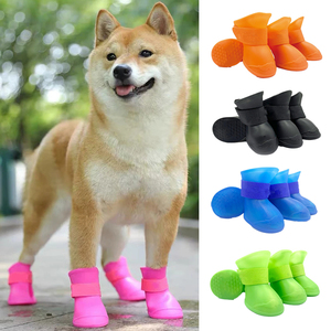 Shopify Sourcing Agent 2024 Imperméable Anti-dérapant Pet Dogs Chaussures de Pluie Caoutchouc Boot Foot Cover Pour Petits Chiens Protéger Paw - Product Image 2