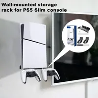 Kit de montage mural pour Play Station 5 Console mince support de contrôleur peu encombrant support d'écouteur pour PS5 Kit d'accessoires minces